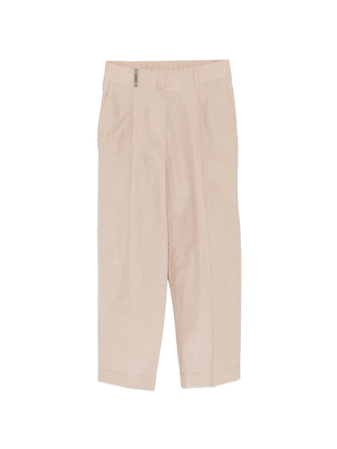 PESERICO SIGN PLEATED TROUSERS