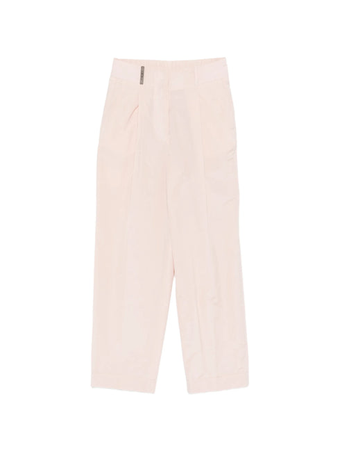 PESERICO SIGN PLEATED TROUSERS