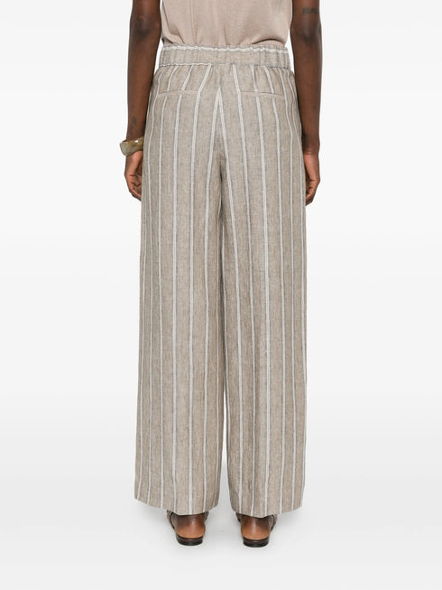 PESERICO SIGN STRIPED TROUSERS