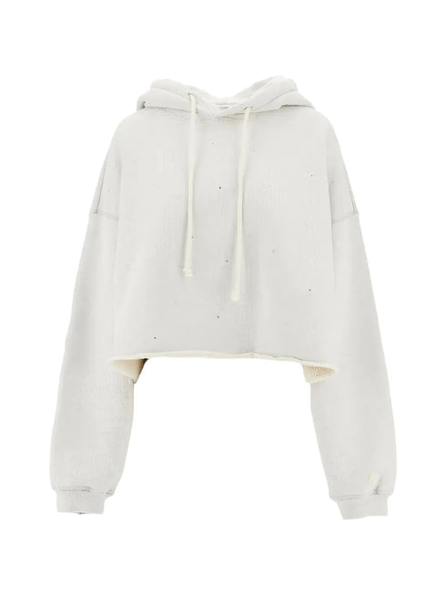 GOLDEN GOOSE OVERSIZE CROPPED HOODIE
