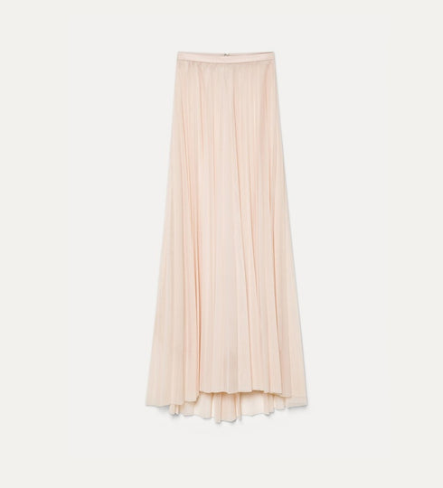FORTE FORTE PLEATED TULLE SKIRT