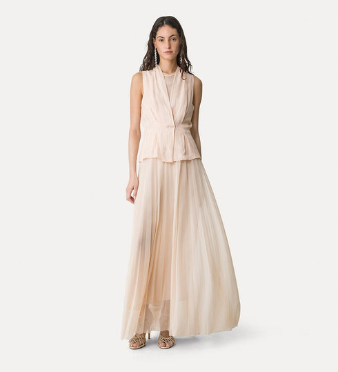 FORTE FORTE PLEATED TULLE SKIRT