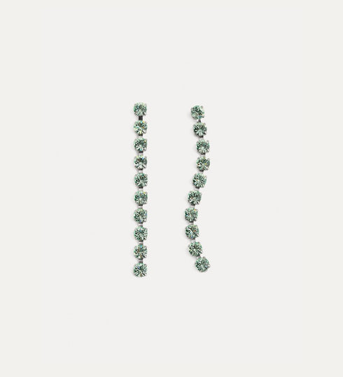 FORTE FORTE CRYSTAL PENDENT EARRINGS