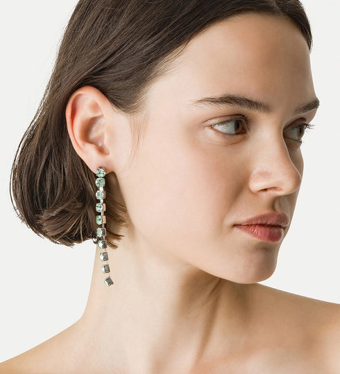 FORTE FORTE CRYSTAL PENDENT EARRINGS