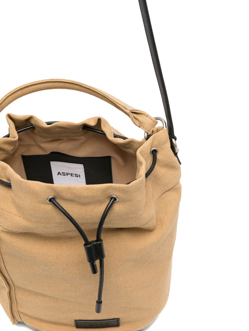 ASPESI CANVAS BUCKET BAG