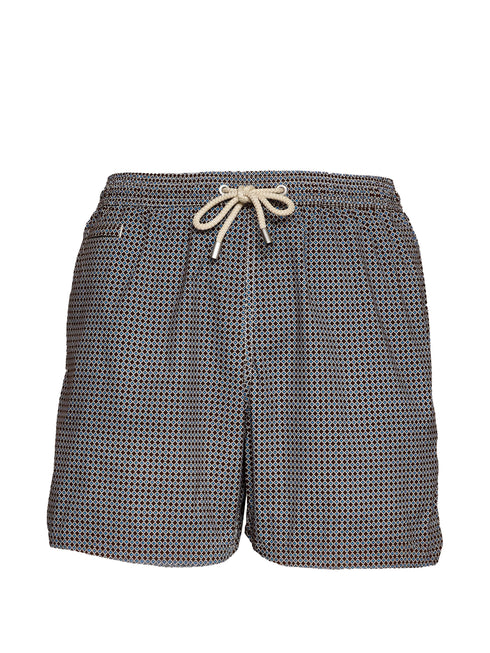 MC2 SAINT BARTH GEOMETRIC SWIM SHORTS