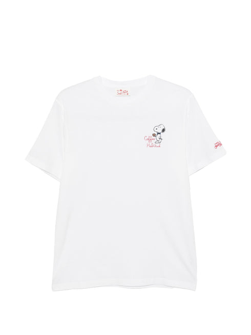 MC2 SAINT BARTH SNOOPY COFFEE T-SHIRT