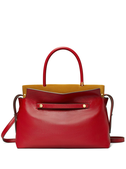TORY BURCH SMALL SATCHEL RUBY