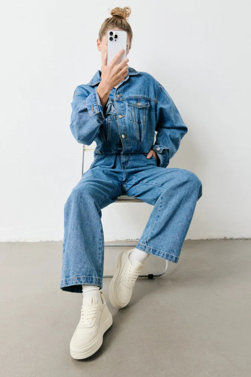 COPENHAGEN STUDIOS LEATHER MIX SNEAKERS