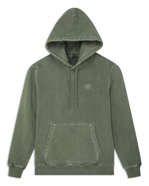 DEUS EX MACHINA SHIELD GARMENT DYED HOODIE