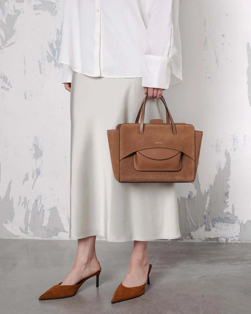 HIDESINS FLAP MEDIUM SUEDE