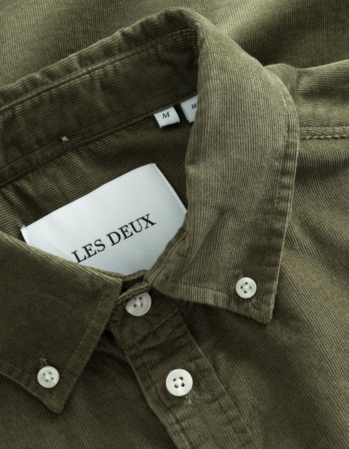 LES DEUX KRISTIAN CORDUROY SHIRT