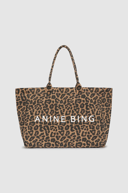 ANINE BING LEO CANVAS TOTE