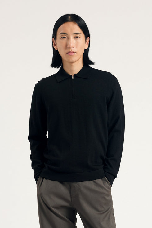 NORSE PROJECTS TECH MERINO CREPE POLO