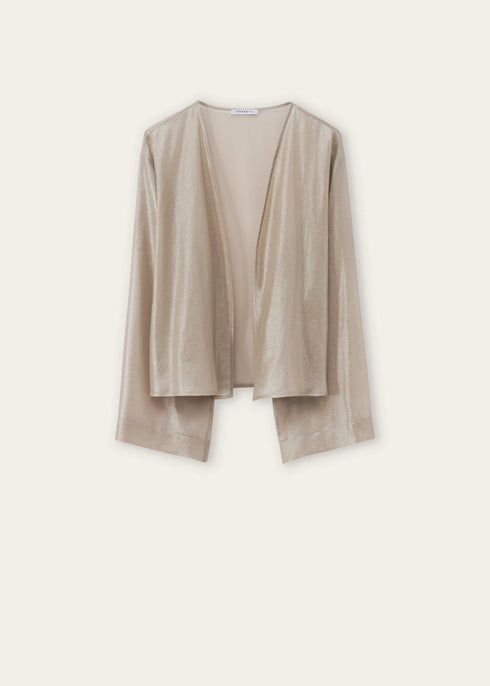 ROSSO 35 LAMINATED SHRUG