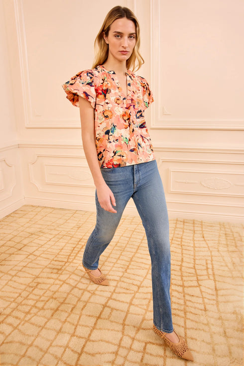 ULLA JOHNSON ABRIL COTTON TOP