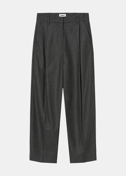 ZENGGI WOOL MIX DAVIS PANTS