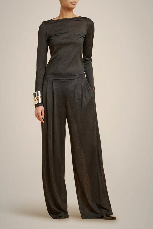 LIVIANA CONTI NECK BOAT T-SHIRT