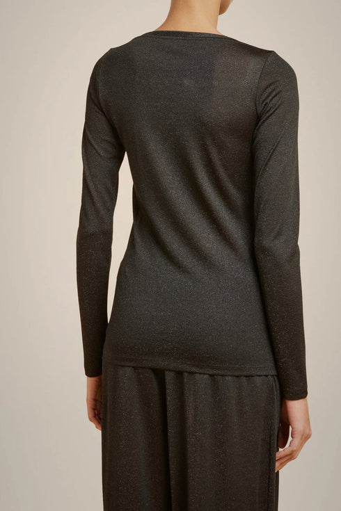 LIVIANA CONTI NECK BOAT T-SHIRT