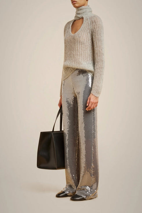 LIVIANA CONTI SEQUIN TROUSERS