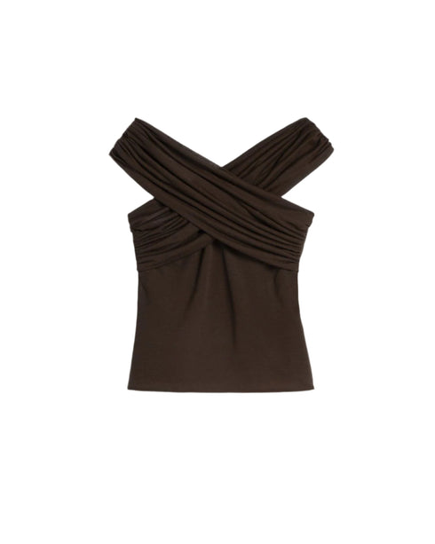 AMI PARIS DRAPPED TOP