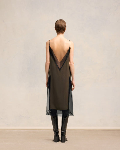 AMI PARIS STRAP DRESS