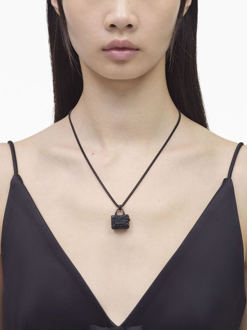 MARC JACOBS PAVE TOTE NECKLACE