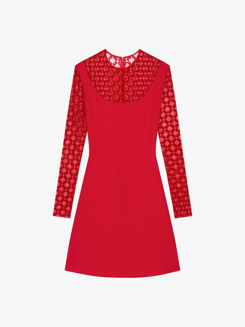 GIVENCHY MONOGRAM TULLE DRESS