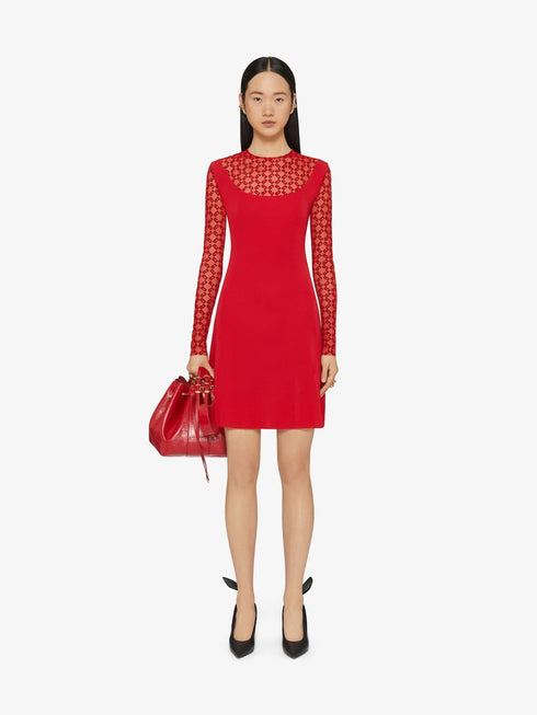 GIVENCHY MONOGRAM TULLE DRESS