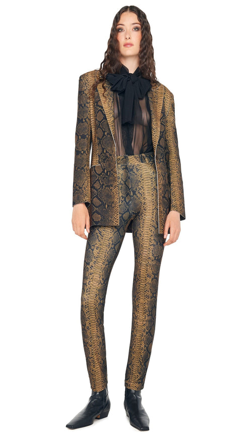 NORMA KAMALI PYTHON BLAZER