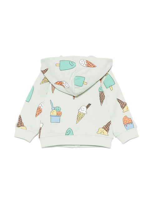 STELLA MC CARTNEY ICE CREAM ZIP UP HOODIE