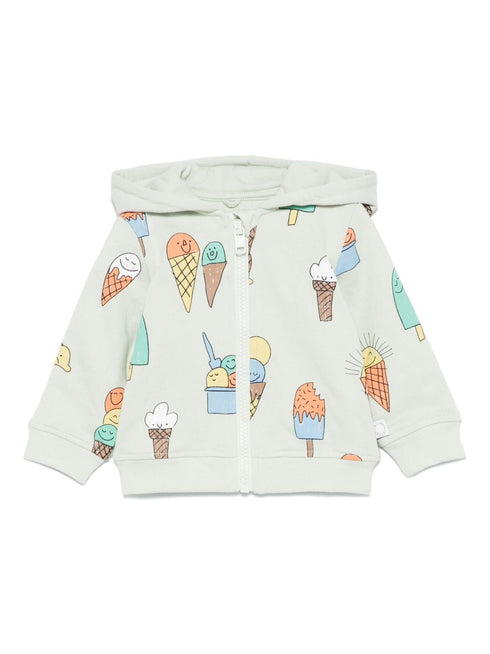 STELLA MC CARTNEY ICE CREAM ZIP UP HOODIE