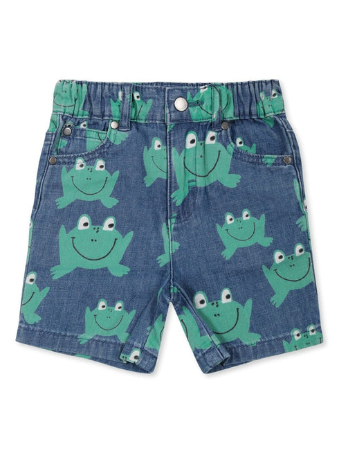 STELLA MC CARTNEY FROG DENIM SHORTS
