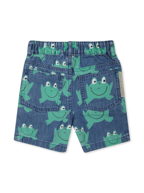 STELLA MC CARTNEY FROG DENIM SHORTS