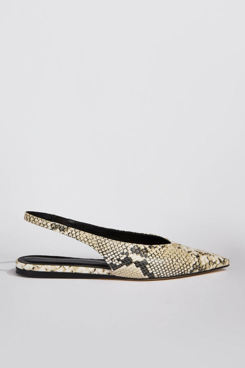 LIVIANA CONTI PYTHON BALLET FLAT