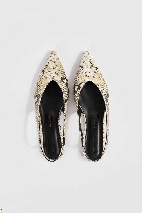 LIVIANA CONTI PYTHON BALLET FLAT