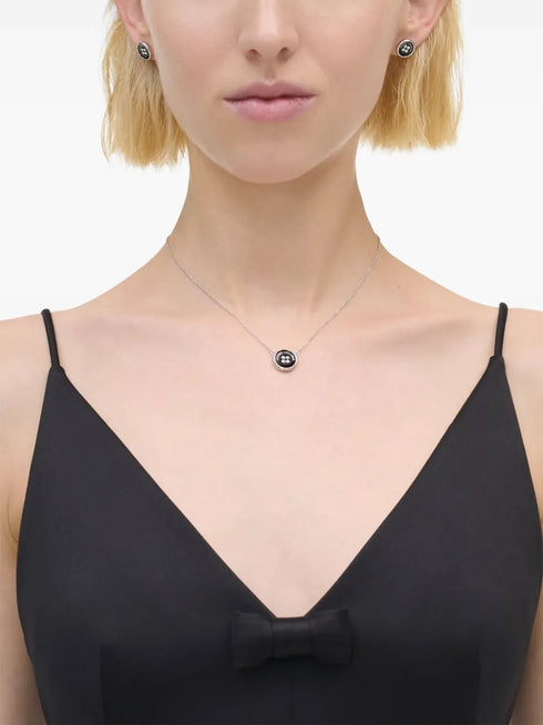 MARC JACOBS BUTTON PENDANT NECKLACE