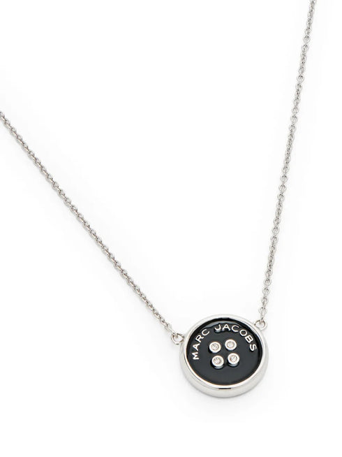 MARC JACOBS BUTTON PENDANT NECKLACE
