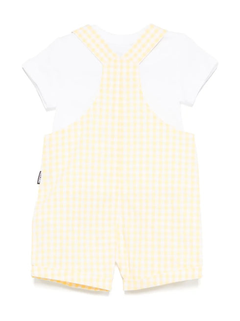 MOSCHINO T-SHIRT AND DUNBGAREES