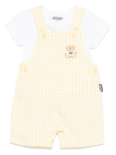 MOSCHINO T-SHIRT AND DUNBGAREES