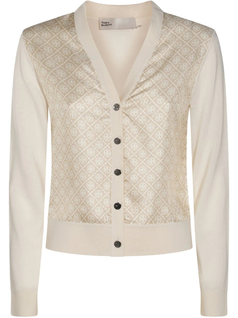 TORY BURCH MONOGRAM CARDIGAN