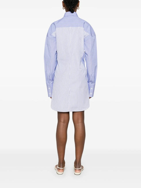 STELLA MC CARTNEY STRIPED SHIRT DRESS