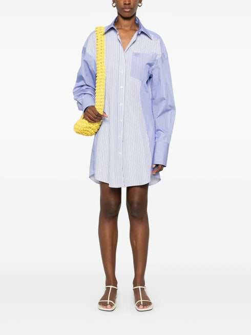 STELLA MC CARTNEY STRIPED SHIRT DRESS
