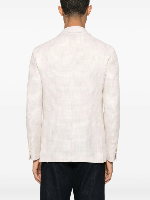 LARDINI CHECKED BLAZER