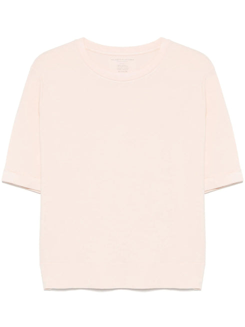 MAJESTIC RUFFED SLEEVES T-SHIRT