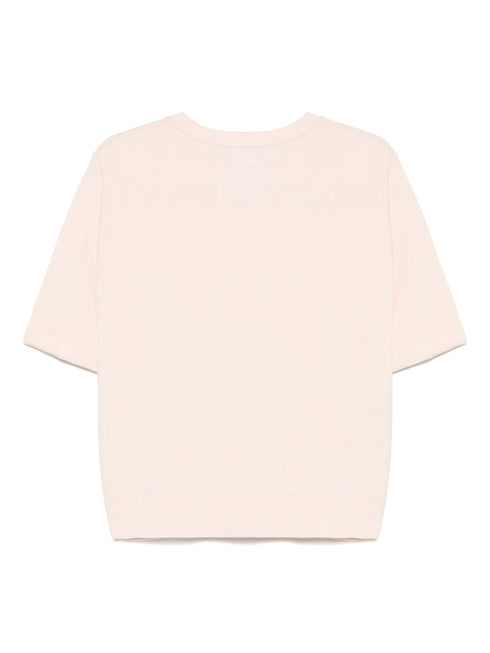MAJESTIC RUFFED SLEEVES T-SHIRT