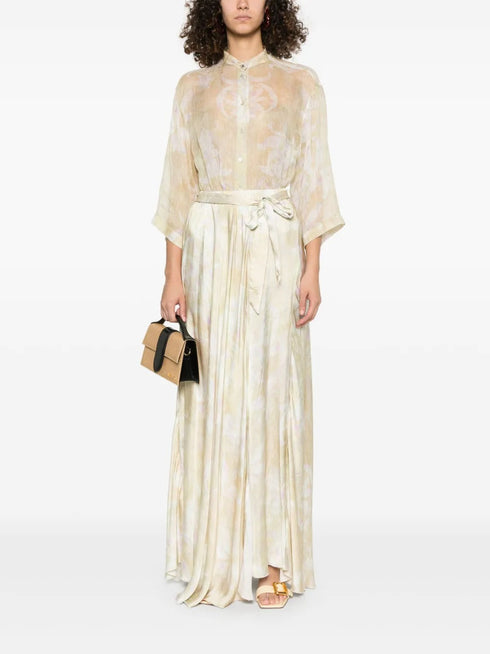 FORTE FORTE PRINT MAXI SKIRT