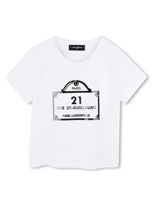 KARL LAGERFELD ADDRESS T-SHIRT
