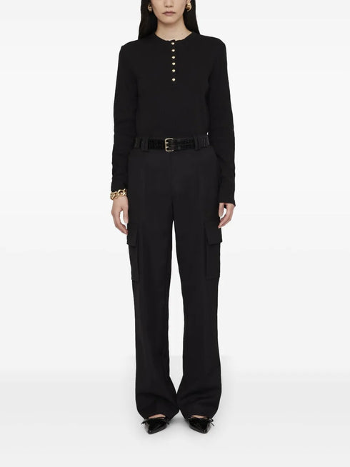 ANINE BING ALESSIA LONG SLEEVE TEE