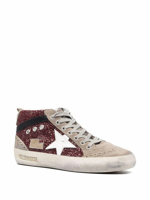 GOLDEN GOOSE MID STAR GLITTER
